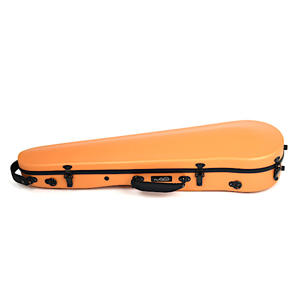 【未使用】カーボンマック CFV-2S-POR バイオリンケース パールオレンジ カーボンマック CFV-2S サテンカラー S-POR パールオレンジ バイオリン