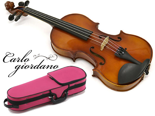 カルロジョルダーノ VS-1C 4/4〜1/16サイズ ぴんく 分数 バイオリン