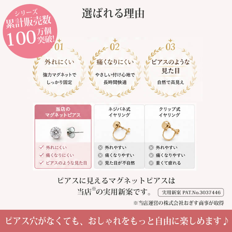 マグネットピアス,パーツ,強力,シルバー,イヤーカフ,メンズ,レディース,軟骨