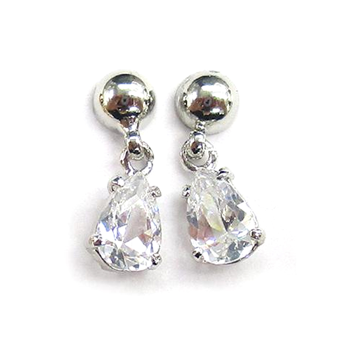 揺れるパーツ  ドロップ 雫 ストーン キラキラ ゴールド シルバー 穴なし マグネットピアス マグネットイヤリング 磁石ピアス 本物そっくりなマグネットピアス | ブランド登録なし | 02