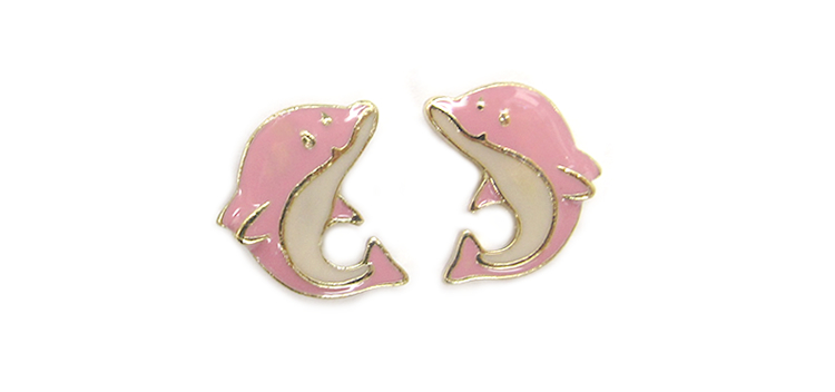 マグネットピアス カラー イルカ 水族館 セット 魚 ノンホール ピアス  