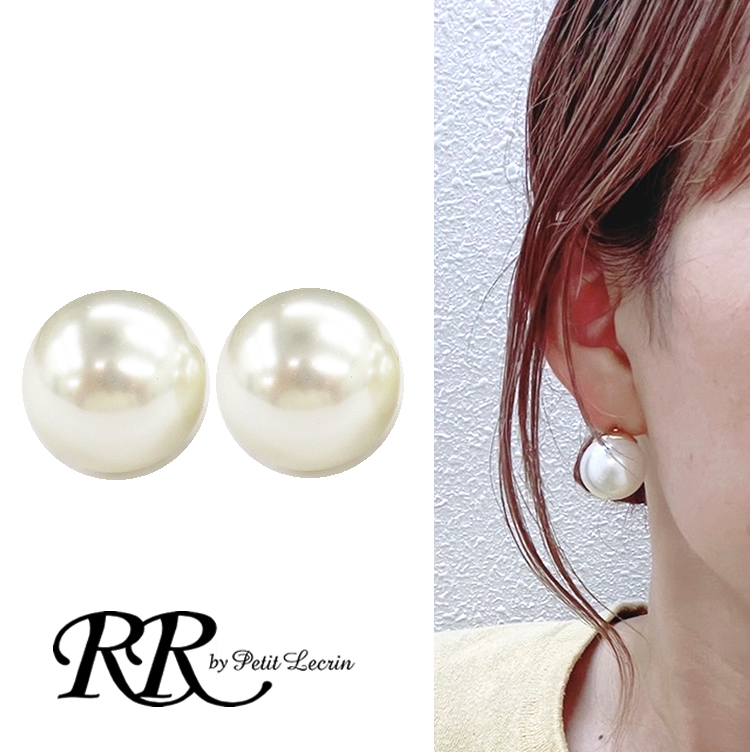 ピアス ビッグ パール 大人可愛い パーティー フォーマル プチプラ