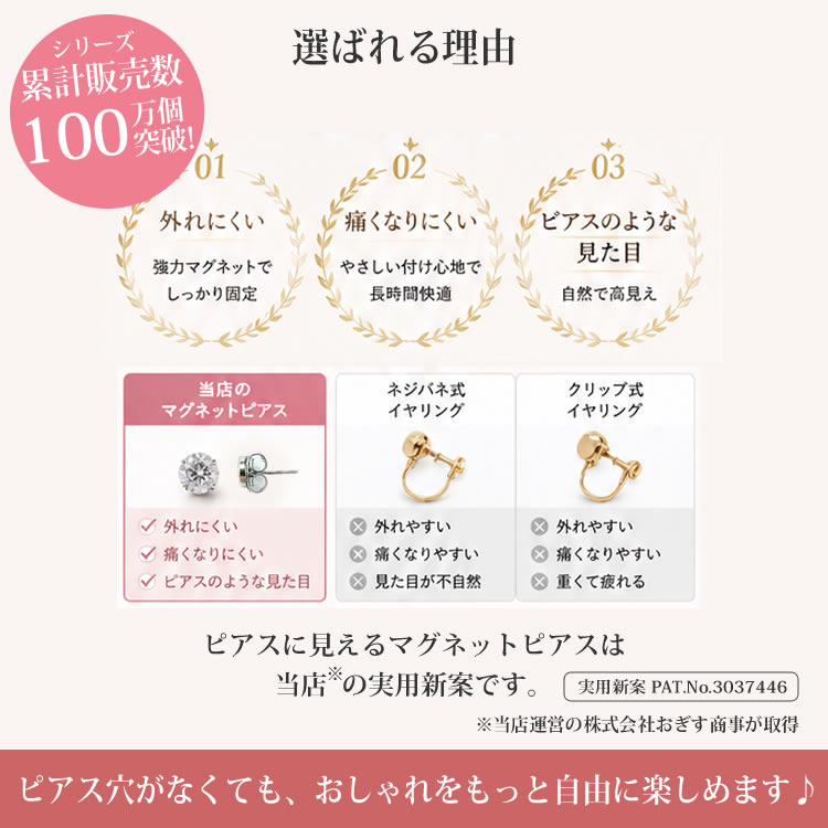 マグネットピアス,パーツ,強力,シルバー,イヤーカフ,メンズ,レディース,軟骨