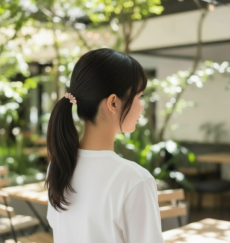 ポニーフック マグネット メタル 透かし ヘアリエル ヘアカフス ヘア
