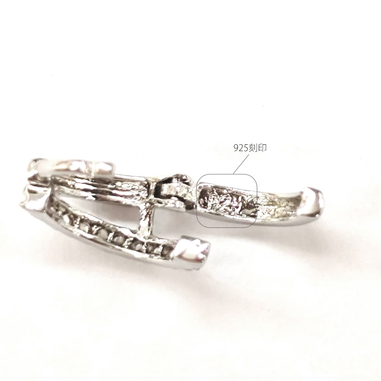 WAKAN SILVER SMITH フープピアス ※キャッチ 紛失 フープピアス シルバー925 ワンタッチ 2連風 レディース ピアス