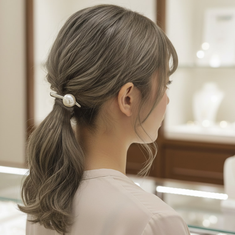 ヘアフック ポニーフック ヘアカフス ヘアカフ ヘアゴム ポニーテール ヘアアクセ ヘアー レディース フック