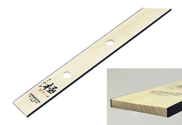 KLASS(旧極東産機) 木製定規 極(きわみ)Wアーチ L=約450mm