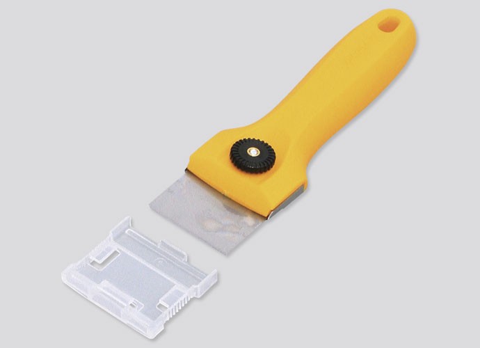 (未使用･未開封品)　日東 38MMスクレ-パ- 1018 NO90018 og8985z KLASS(旧極東産機) 替刃式スクレーパー 刃幅45、全長179 : echizen