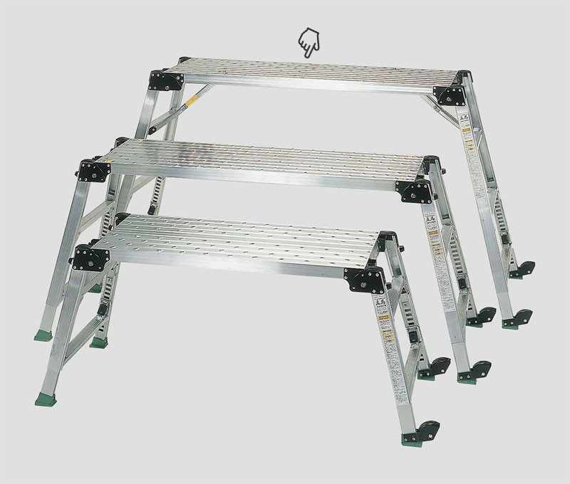 KLASS(旧極東産機) 可搬式作業台GTW(ナカオ) GTW12 : KLASS(旧極東産機