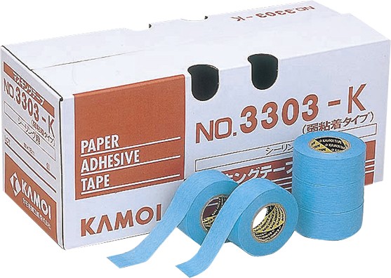 テープ・マスキングテープ K KLASS(旧極東産機) マスキングテープ No.3303-K 幅30mm×18m巻 : KLASS