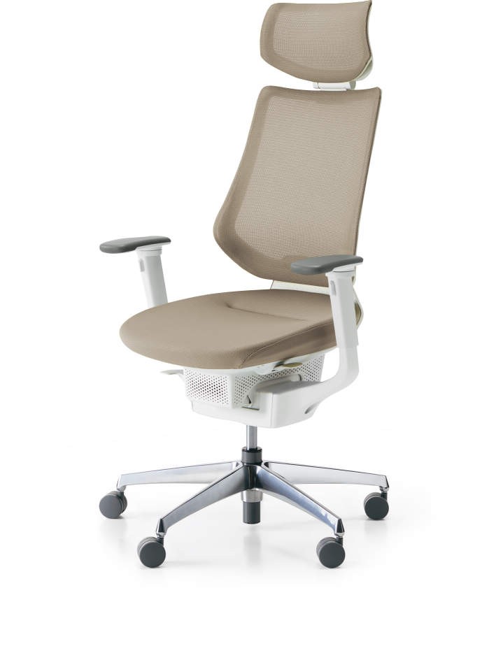 MM○プロフ必読 コクヨ イング イエロー 2020年製 ヘッドレスト付き