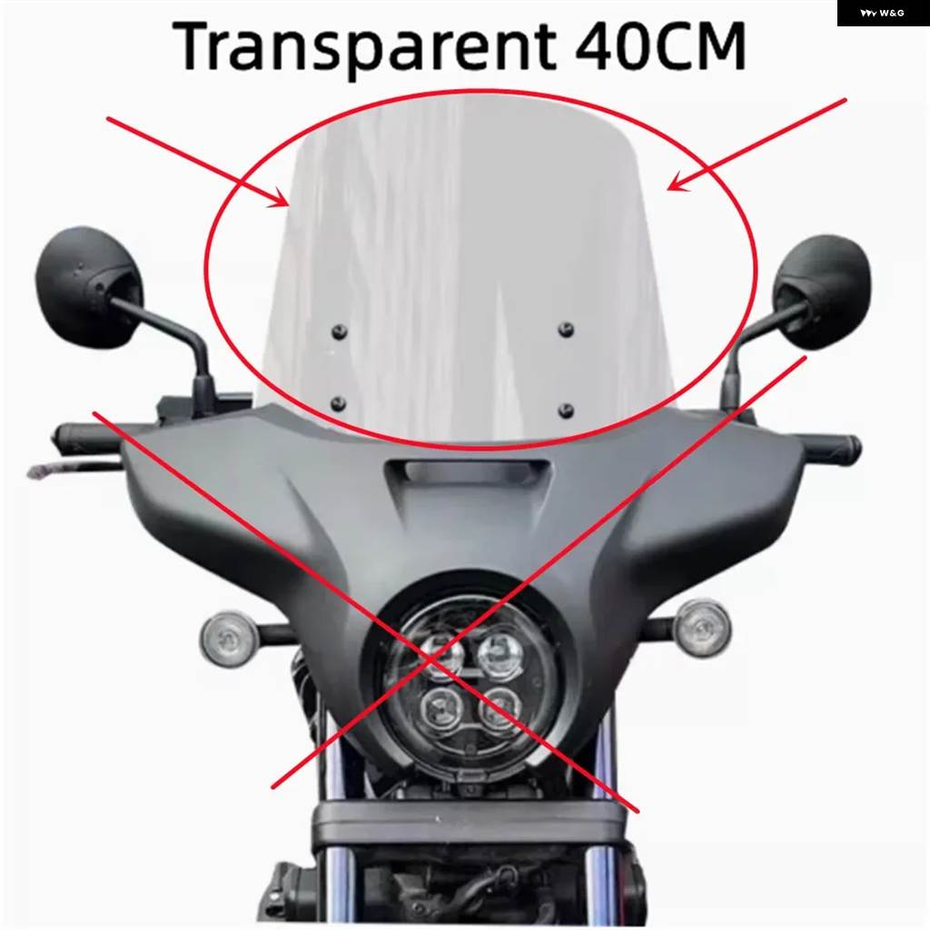 並行輸入品ホンダ CM1100 REBEL 2021 ホンダ REBEL 改良 アップ フロントガラス アクセサリー_5