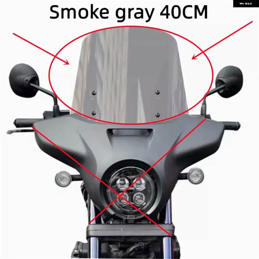 並行輸入品ホンダ CM1100 REBEL 2021 ホンダ REBEL 改良 アップ フロントガラス アクセサリー_6
