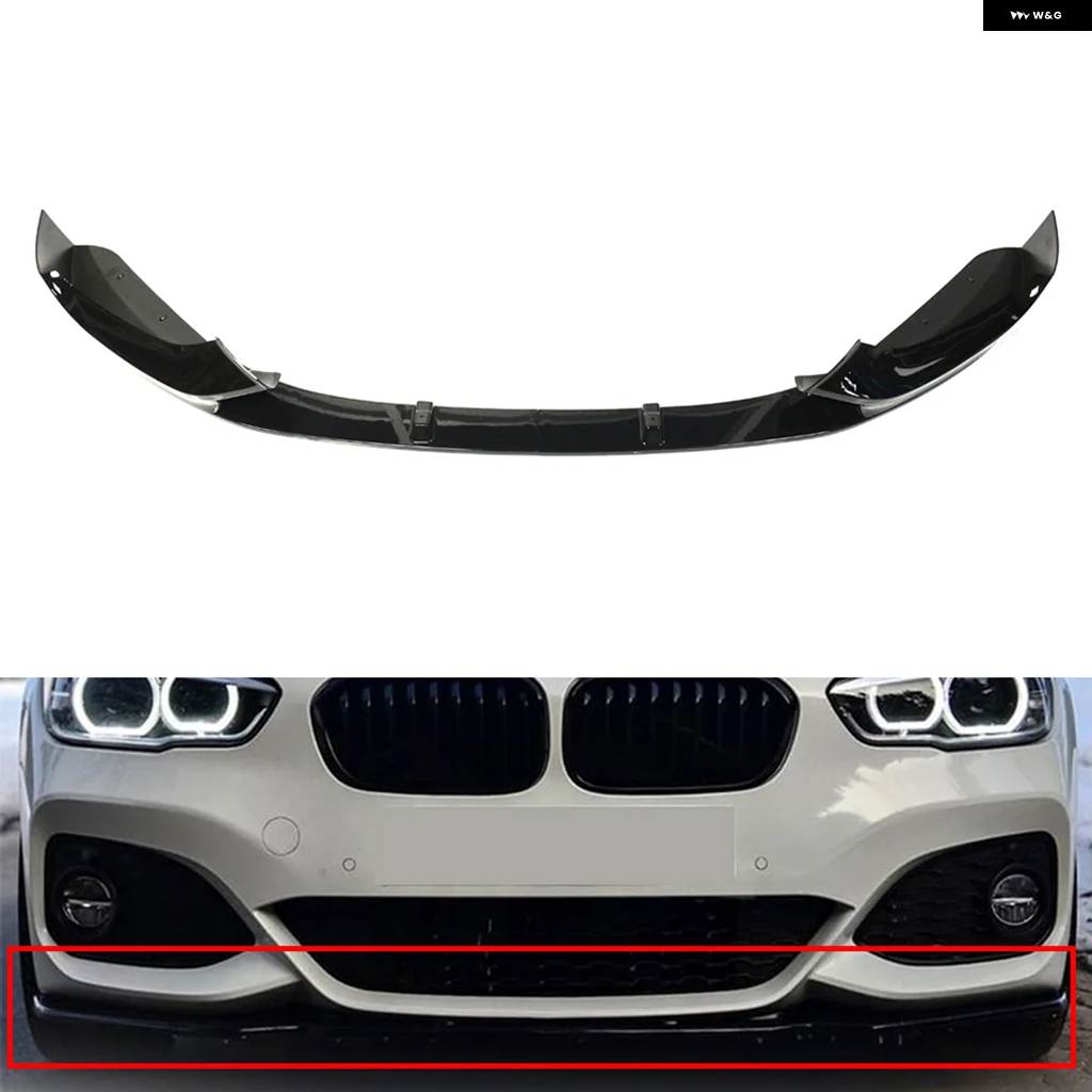 並行輸入品4個 車用フロント バンパー エア ディフレクター ABS プラスチック BMW 1シリーズ F20 F21 Mスポーツ 2015 - 19の画像