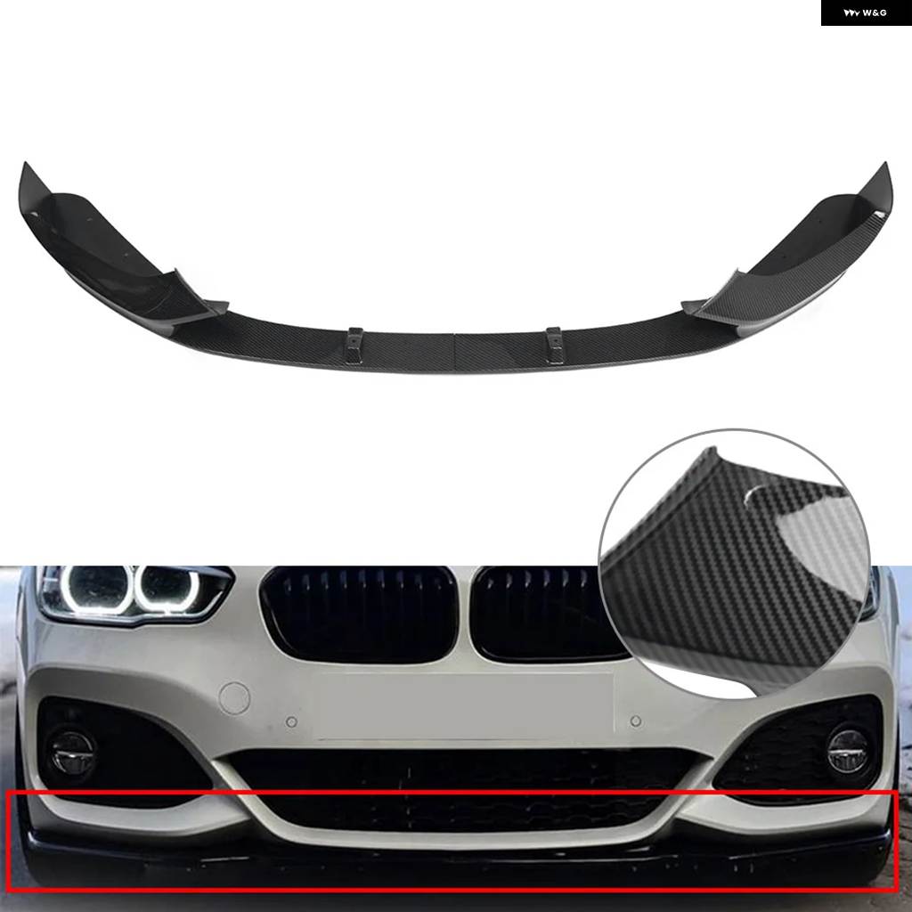 並行輸入品4個 車用フロント バンパー エア ディフレクター ABS プラスチック BMW 1シリーズ F20 F21 Mスポーツ 2015 - 19の画像