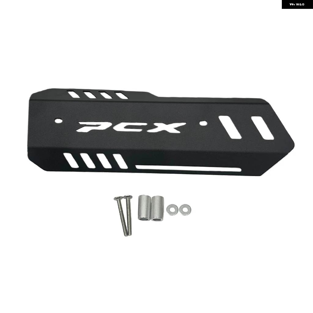 並行輸入品PCX160 バイク エキゾースト パイプ プロテクター ヒートシールド カバー ガード 火傷防止カバー ホンダ PC X 160PC X160の画像