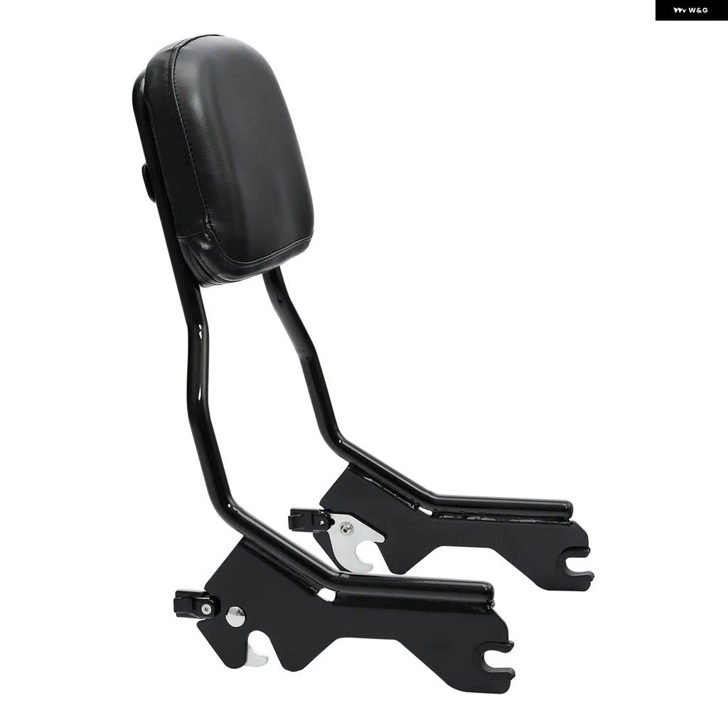 並行輸入品シーシーバー アップライト バックレスト パッド 付き ハーレー ソフテイル ローライダー FXLR ST FXLRST 2018-2023 スポーツグライド FLSB 2_1