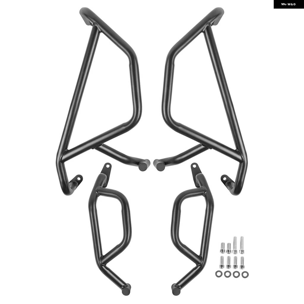 並行輸入品CFMOTO 450MT 2024 2025 エンジン ガード クラッシュ バー バイク フレーム プロテクション 上下 バンパー 450 MT アクセサリーの画像