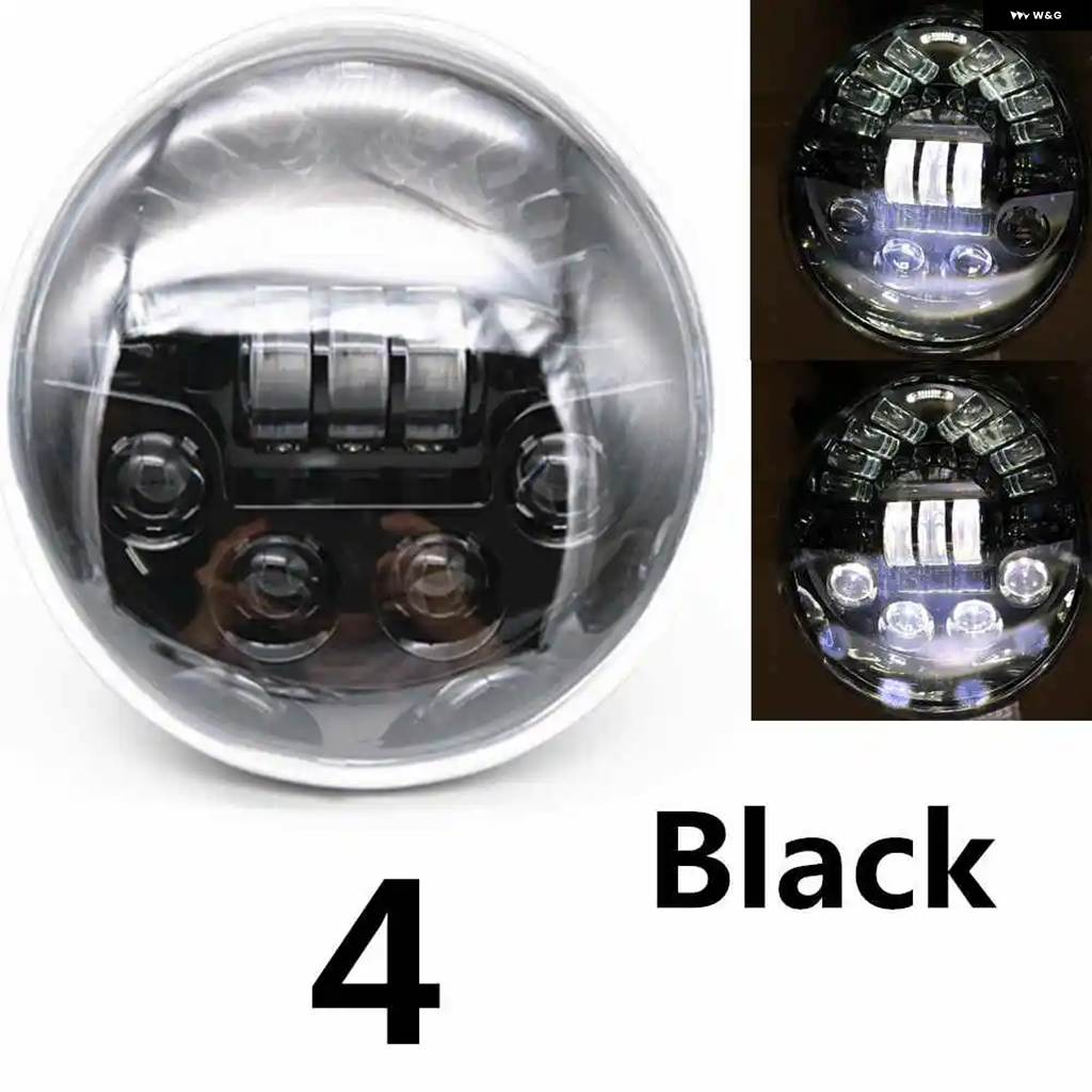 ブランド登録なし - 並行輸入品Vロッドマッスルナイト用極点LED 自動二輪車 前照灯 白いこと エンジェルアイズ を付けてV極点VRSCF VRSSC VRSCR 2002-2017用