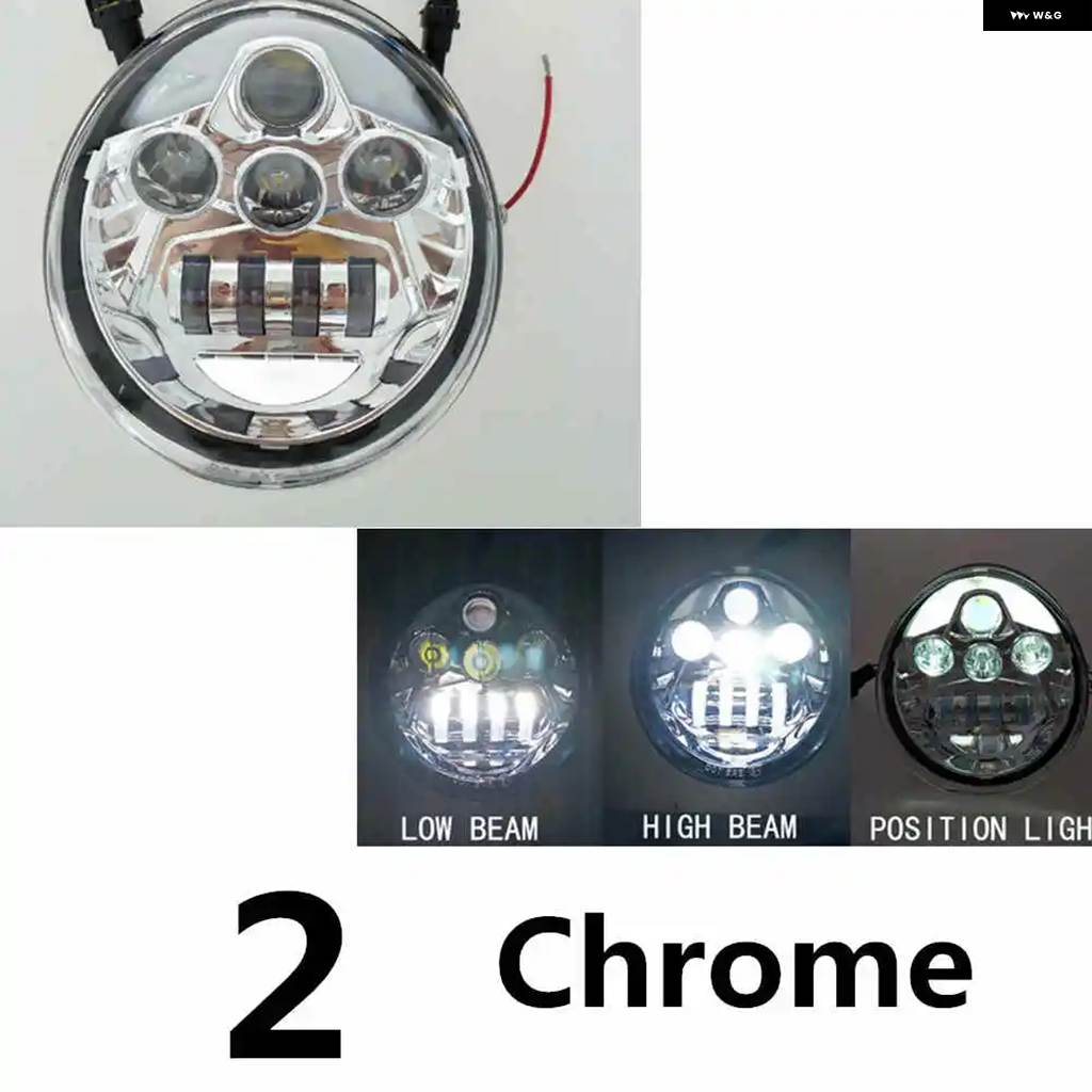ブランド登録なし - 並行輸入品Vロッドマッスルナイト用極点LED 自動二輪車 前照灯 白いこと エンジェルアイズ を付けてV極点VRSCF VRSSC VRSCR 2002-2017用