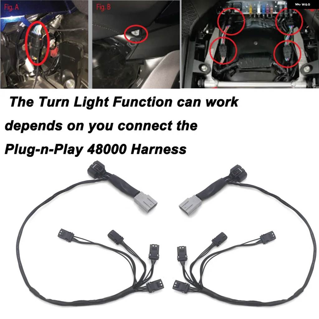 並行輸入品 バイク リア サドルバッグ サドルバッグ ウィンカー LEDライト ランプ ホンダ ゴールドウイング ゴールドウイング GLの画像