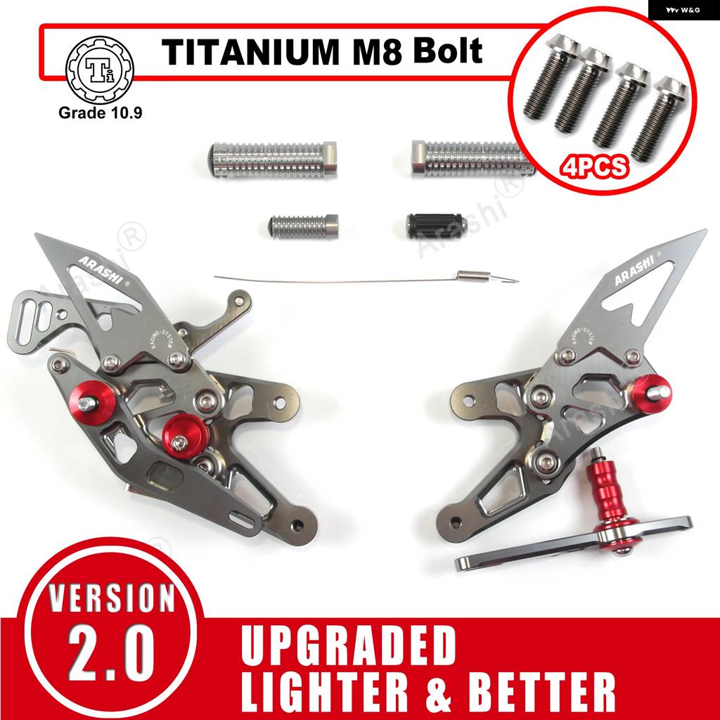並行輸入品 BMW S1000R 2017-2020 2017 2018 2019 202 フットペグ ライダー リアセット フットレストの画像