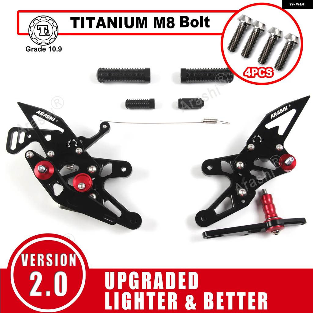 並行輸入品 BMW S1000R 2017-2020 2017 2018 2019 202 フットペグ ライダー リアセット フットレストの画像