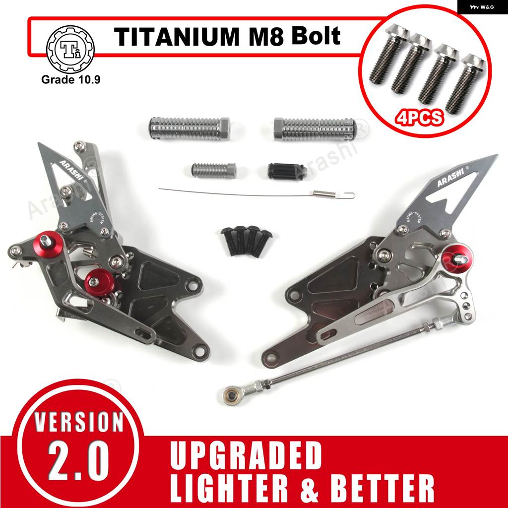 並行輸入品 ライダー フットペグ ヤマハ MT03 MT25 MT-25 2015 - 21の画像
