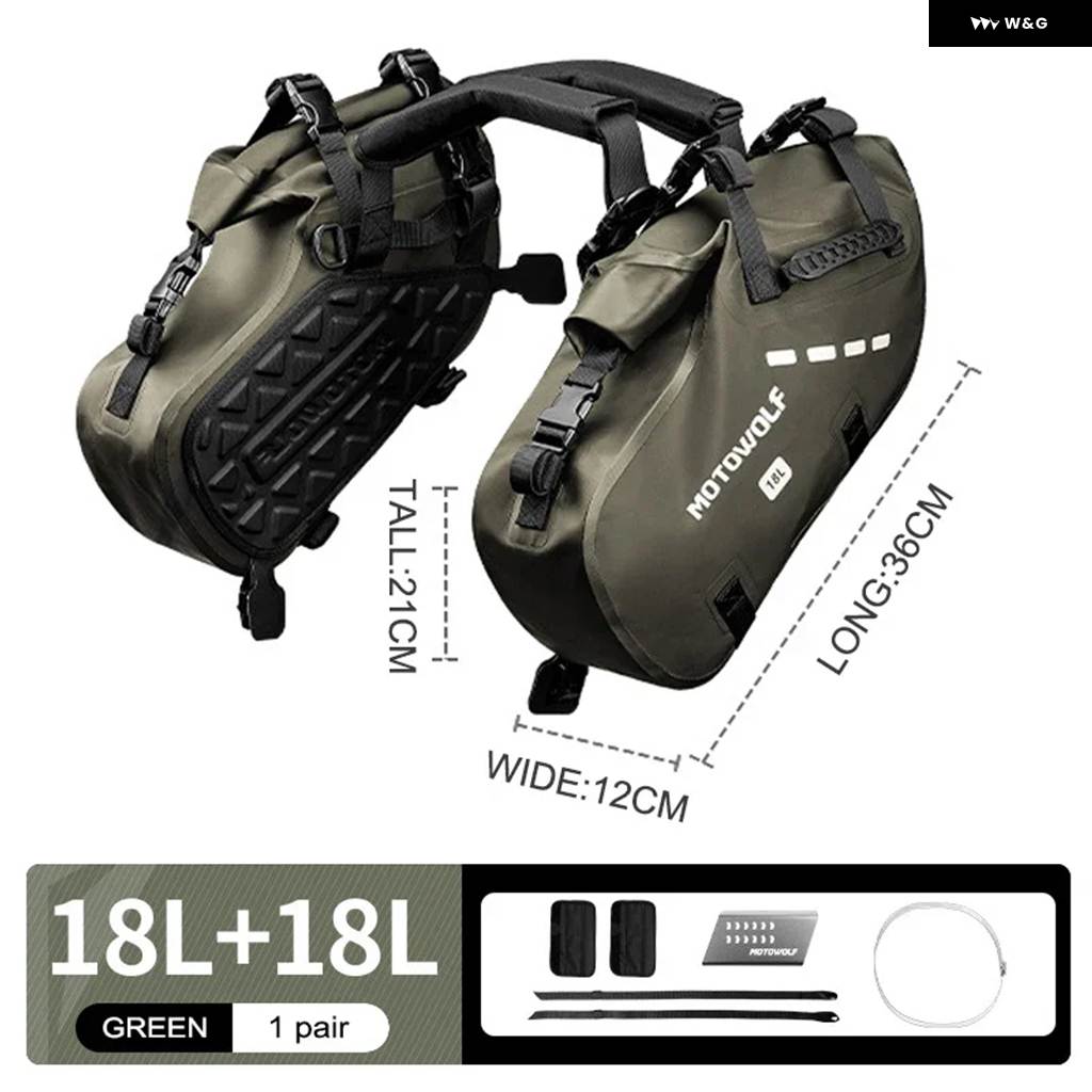 並行輸入品】バイク サイドバッグ 18L / 28L 防水 モトクロス サドル