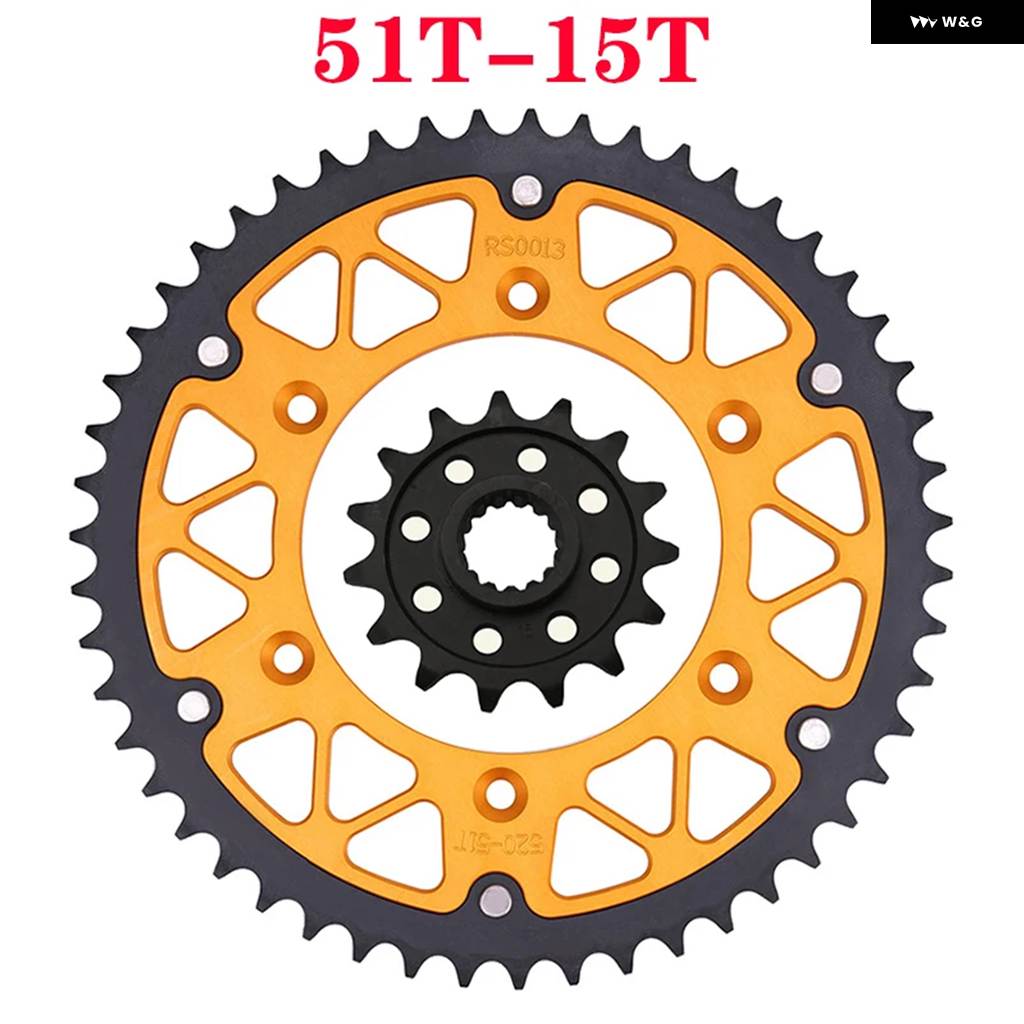 並行輸入品オートバイ 45T~52T 15T フロント リア スプロケット 690 660 400 LC4-E LC4 640 スーパーモト SMC690 SMC660 SM660 SXC625 エンデューロ | ブランド登録なし | 06