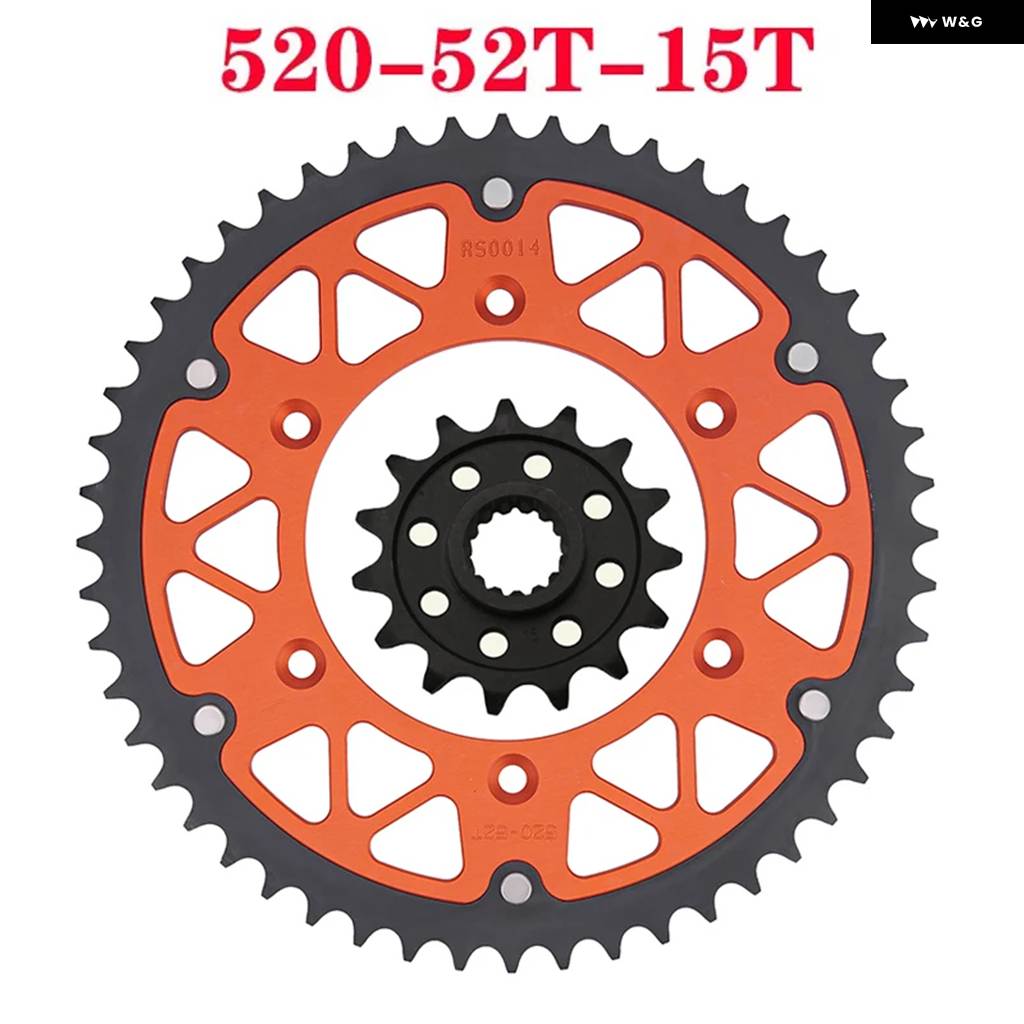 並行輸入品オートバイ 45T~52T 15T フロント リア スプロケット 690 660 400 LC4-E LC4 640 スーパーモト SMC690 SMC660 SM660 SXC625 エンデューロ | ブランド登録なし | 07