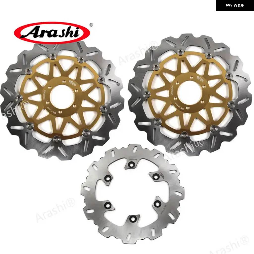並行輸入品ブレーキディスク ボルトセット ドゥカティ MONSTER / S 1000 2003 2004 2005 CNC フルフローティング フロントリア ブレーキローターディス_2