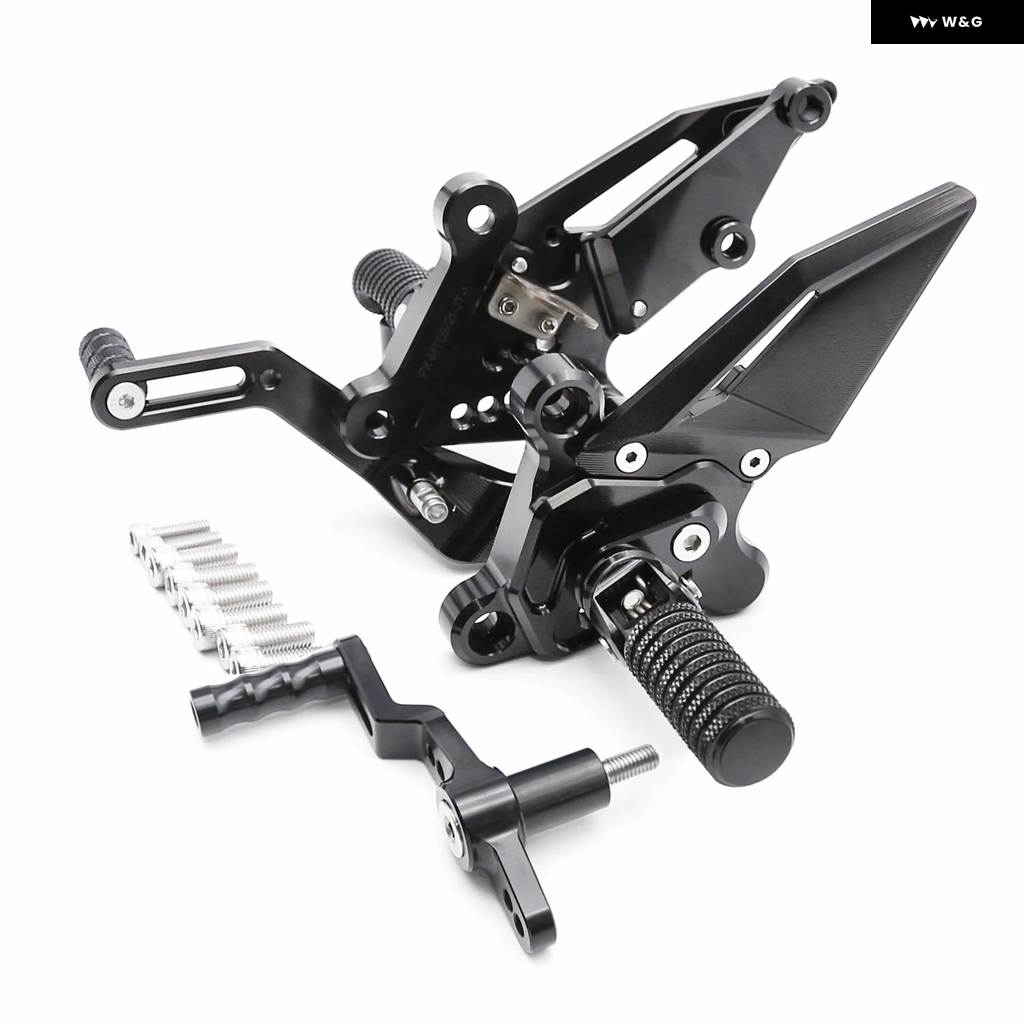 並行輸入品ヤマハ MT-09 MT09 V3 FZ-09 FZ09 2021 - 24 CNC アルミ リアセット フットペグ フットレスト リアセット フットペグ ペダルの画像
