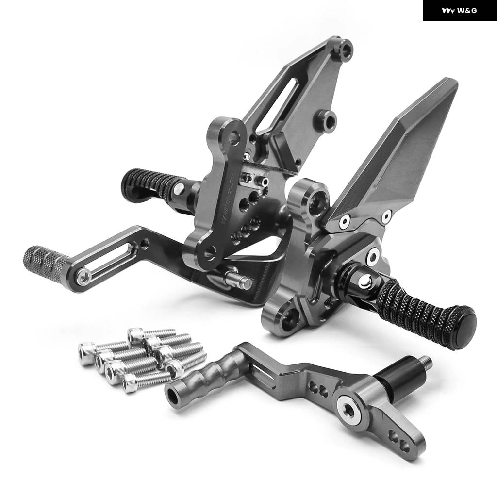 並行輸入品ヤマハ MT-09 MT09 V3 FZ-09 FZ09 2021 - 24 CNC アルミ リアセット フットペグ フットレスト リアセット フットペグ ペダルの画像