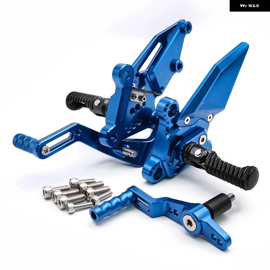 並行輸入品ヤマハ MT-09 MT09 V3 FZ-09 FZ09 2021 - 24 CNC アルミ リアセット フットペグ フットレスト リアセット フットペグ ペダルの画像