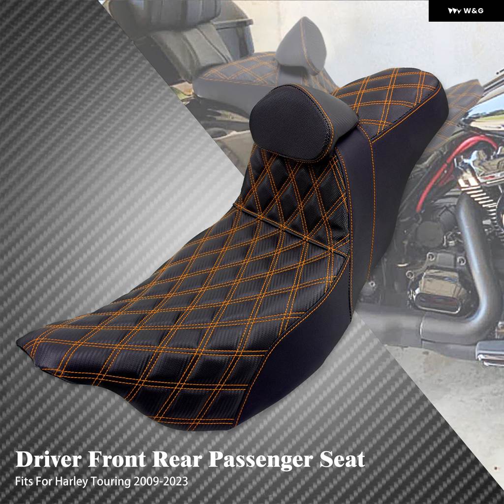 並行輸入品】オートバイ 運転席ピリオンシート ハーレー ツーリング