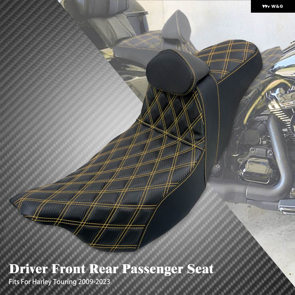 並行輸入品】オートバイ 運転席ピリオンシート ハーレー ツーリング