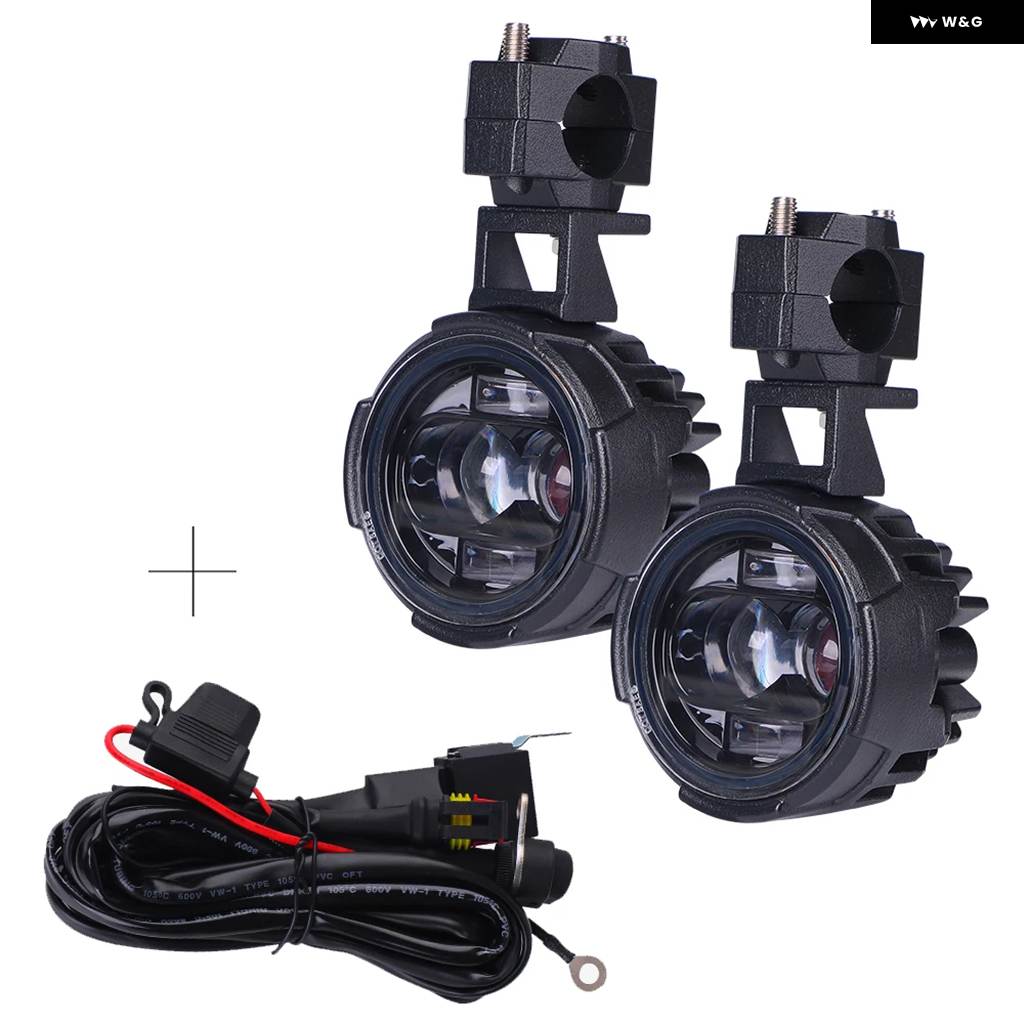 並行輸入品デューク125 250 390690 790 アドベンチャーR ホンダ アフリカツインCRF1000L オートバイ LED フォグランプ 補助運転灯の画像