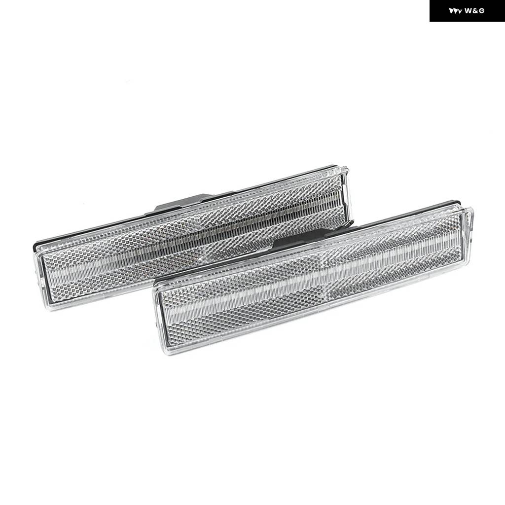 並行輸入品 2個 1980-1986フォード F-100 F-150 F-250 F-350 ブロンコ LED サイド マーカーライト フロント バンパー ウィンカーの画像