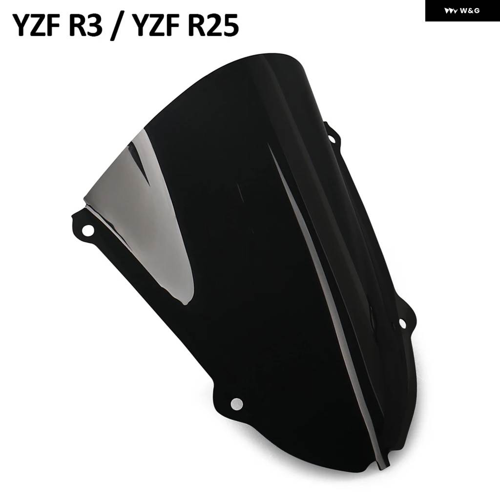 並行輸入品 オートバイ ウインドシールド ウインドスクリーン ヤマハ YZF R25 YZF R3 YZF-R25 YZF-R3 2019-2025 ウインドの画像