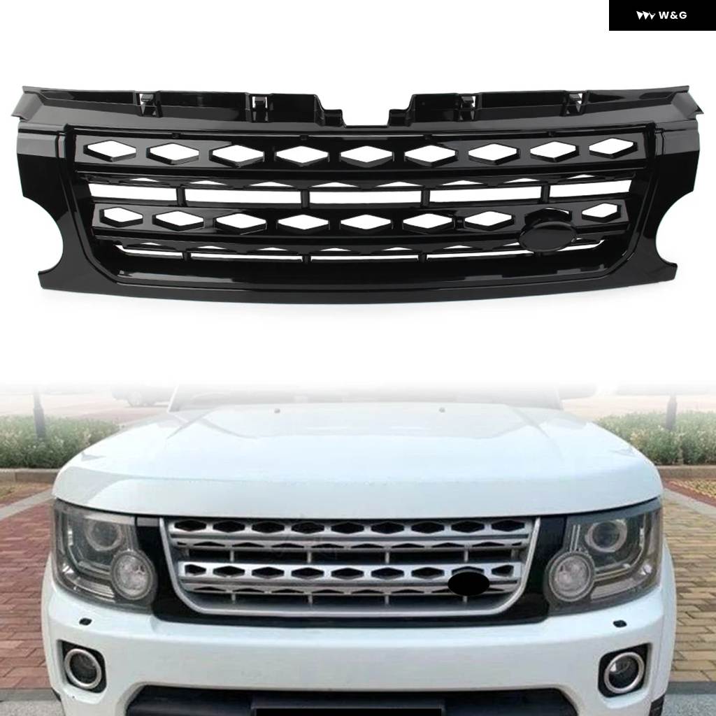 並行輸入品 ランドローバー ディスカバリー III LR3 2005-2009 L319用 ABS フロント グリル バンパー メッシュ グリル 1個_2
