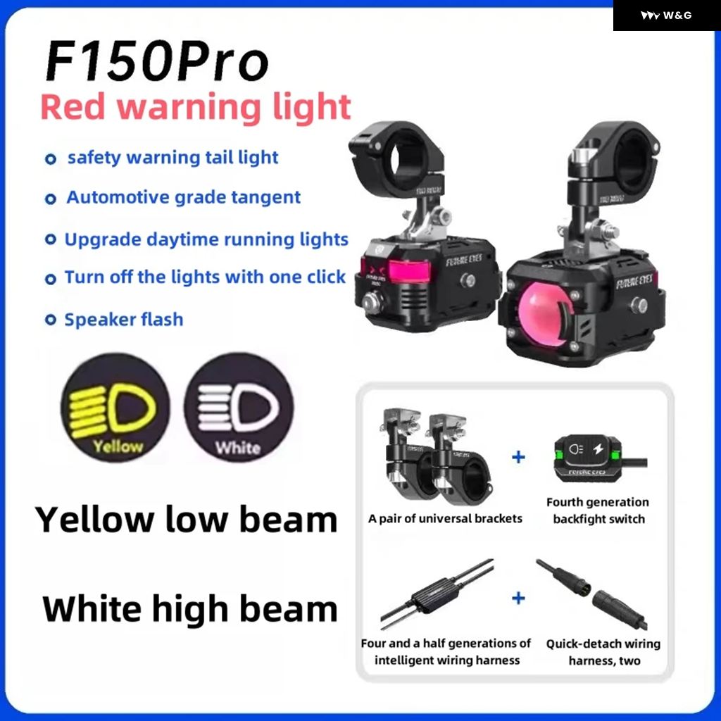 並行輸入品 F150PRO オートバイ LED スポットライト 電気舗装用 遠近両用ビーム ヘッドライト アウターライト スーパー_4
