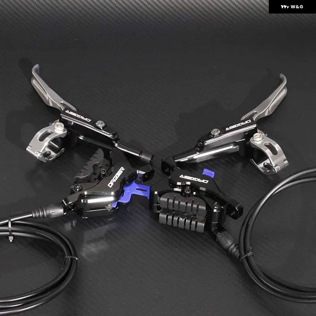 並行輸入品 4ピストン 油圧 ブレーキ キャリパー - オイル冷却式マウンテン バイクディスクブレーキ - MTB 油圧 ブレーキ_5