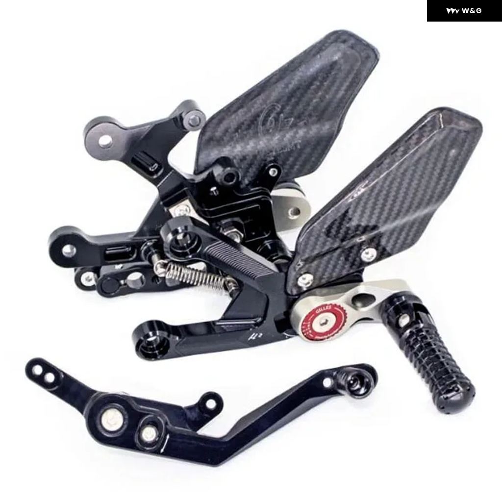 並行輸入品 ホンダ CBR1000RR CBR1000RR-R CBR1000RR 2020-2023 バイク カーボン レーシング リアセット フットペグ フットレス_1
