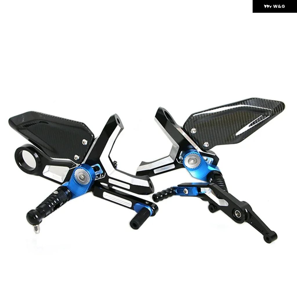 並行輸入品 リアセット 折りたたみ 式ローレット加工 フットペグ カーボンヒールガード BMW S1000RR K67 2019 - 26_2