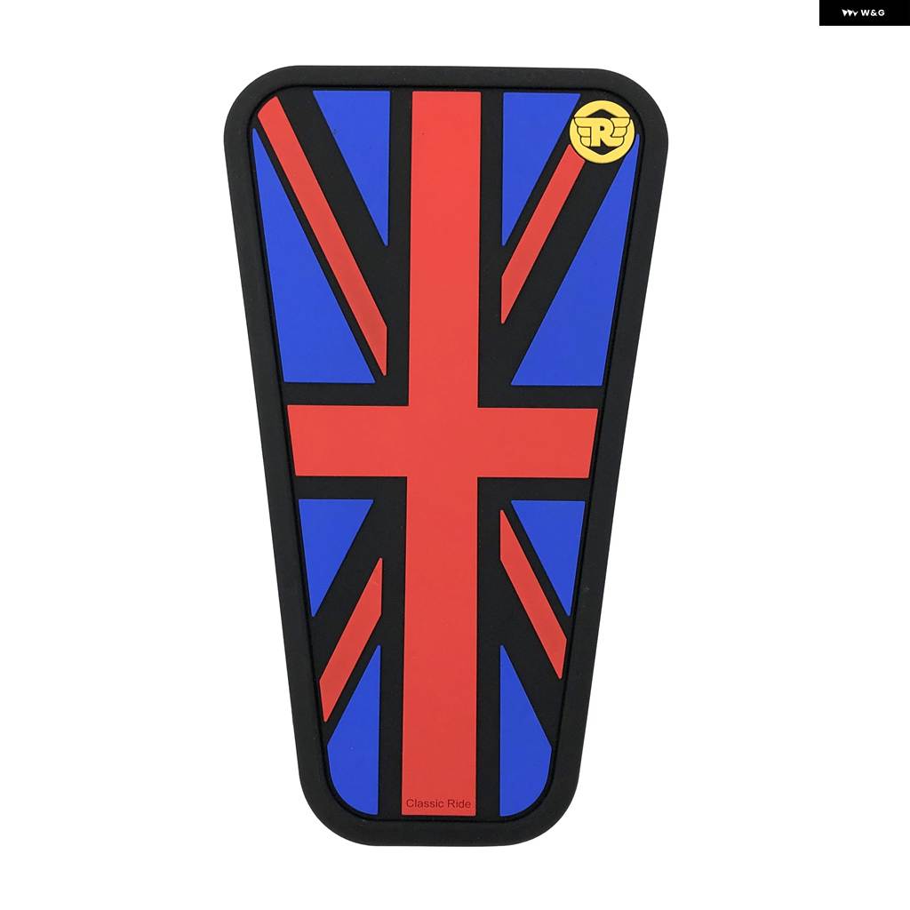 並行輸入品トライアンフ レトロ バイク カフェレーサー ガス 燃料タンク ゴム ステッカー プロテクター シース ニー タンク パッド グリップ デカール Tの画像