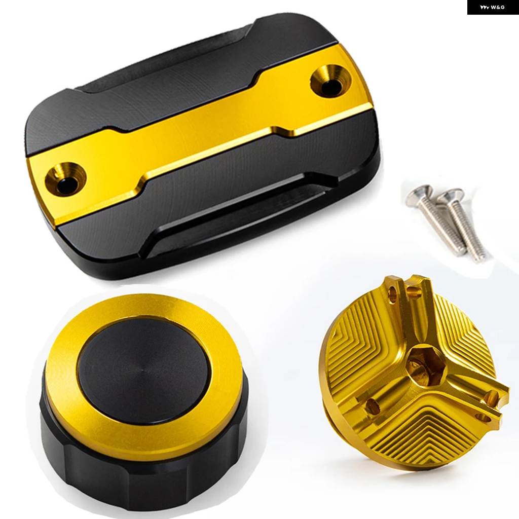 並行輸入品ヤマハ YZF R25 YZF-R25 YZFR25 YZF/R25 アクセサリー オートバイ フロント リア ブレーキフルード キャップとオイル注入ポート | ブランド登録なし | 06