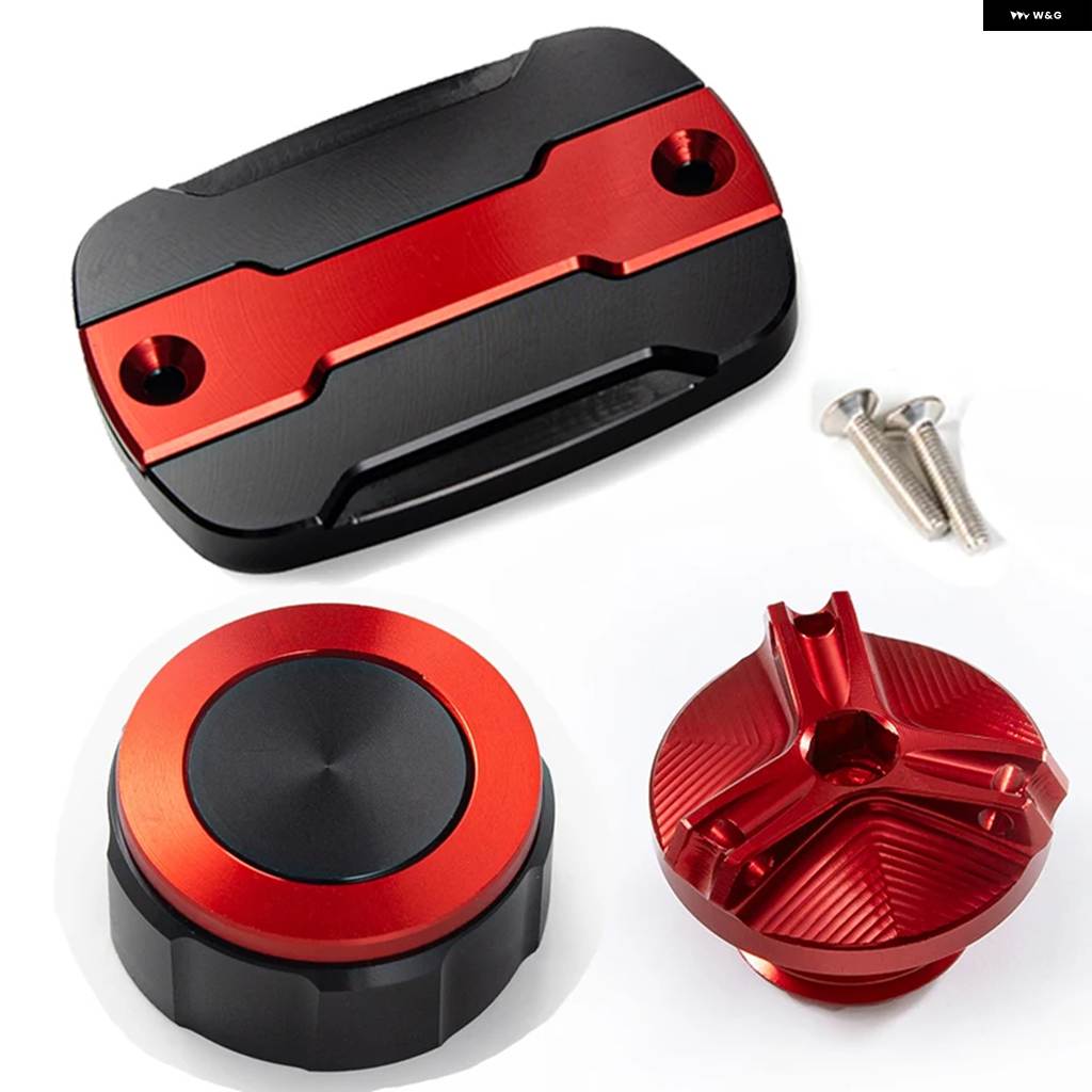 並行輸入品ヤマハ YZF R25 YZF-R25 YZFR25 YZF/R25 アクセサリー オートバイ フロント リア ブレーキフルード キャップとオイル注入ポート | ブランド登録なし | 03