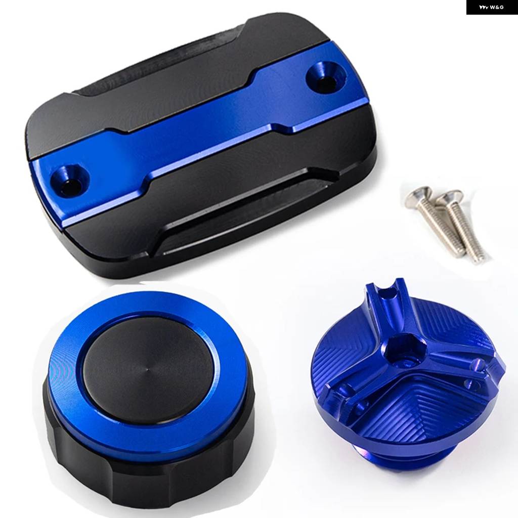 並行輸入品ヤマハ YZF R25 YZF-R25 YZFR25 YZF/R25 アクセサリー オートバイ フロント リア ブレーキフルード キャップとオイル注入ポート | ブランド登録なし | 04