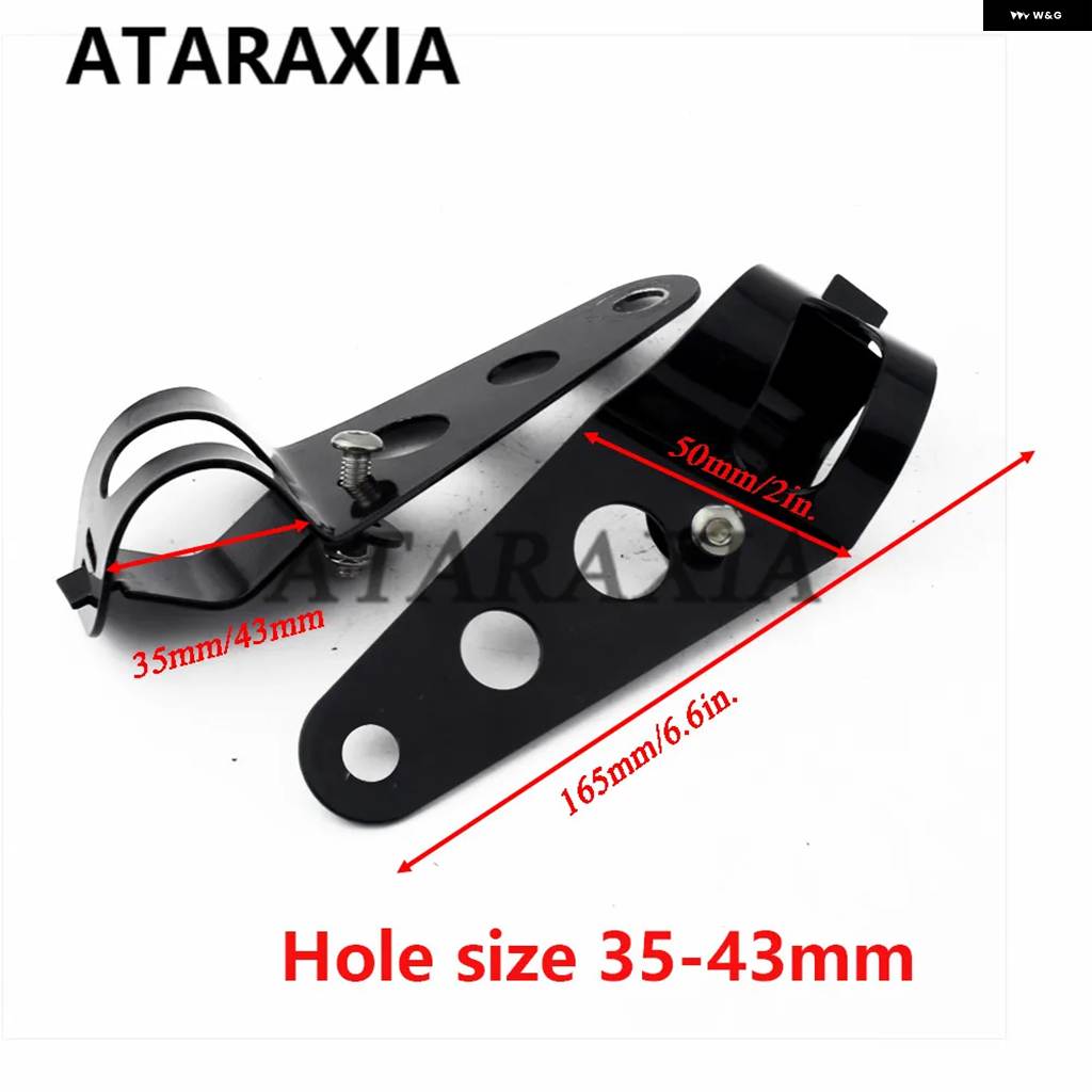 並行輸入品7インチ オートバイ ヘッドライト サイド マウント ラウンドLED ヘッドライト ハウジング マウント カバー ヘッドランプ ライトハウス ヘッド_1
